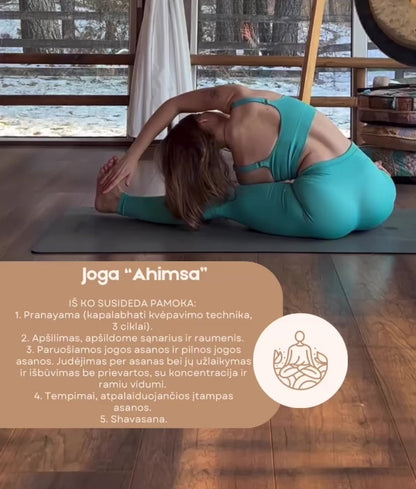 Švelni ir gili joga “AHIMSA” 🤍 Pasitelkiant jogos filosofiją + magiška shavasana